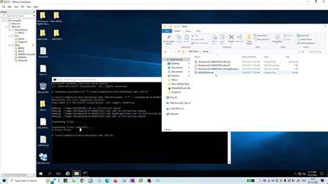 how to check installed patches in windows server 2016 command line