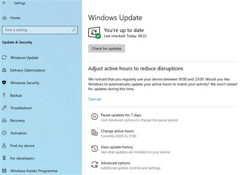how to check installed security patches in windows 10