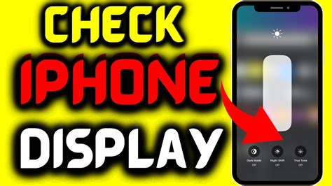 how to check iphone screen test code