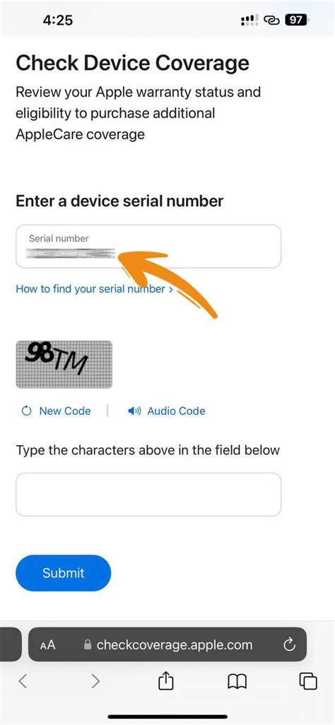 how to check iphone warranty using serial number