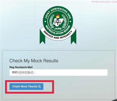 how to check jamb mock result 2023