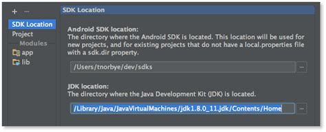 how to check java path in android studio