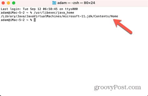 how to check java path in cmd mac