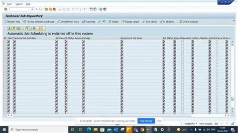 how to check jobs in sap