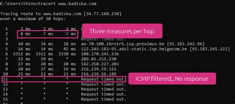 how to check latency using cmd
