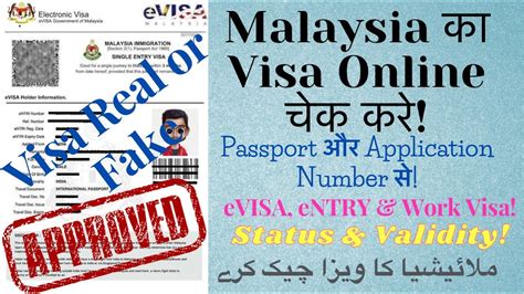 how to check malaysia visa application status