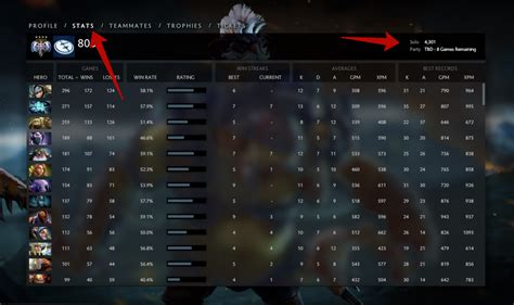 how to check mmr in dota 2