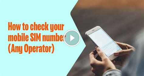 how to check mobile number operator