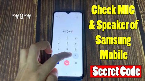 how to check mobile speaker with code