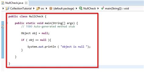 How To Check Object Value Is Null In Java