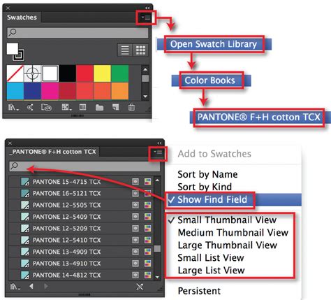 how to check pantone color code in illustrator