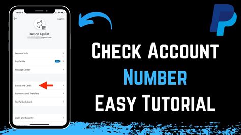 how to check paypal account and routing number