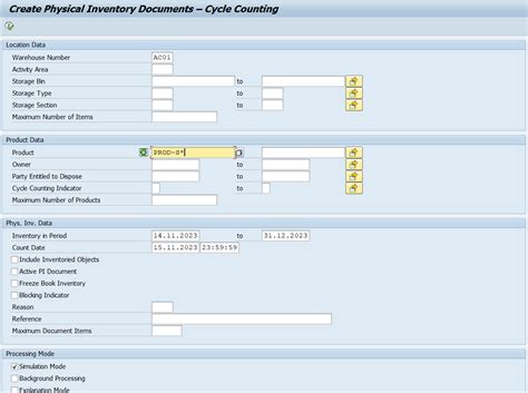 how to check physical inventory document in sap ewm