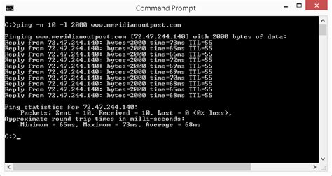 How To Check Ping In Cmd With Load