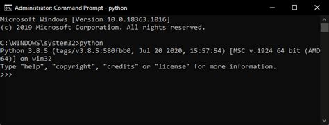 how to check python path in cmd