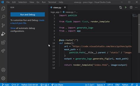 how to check python path in visual studio code