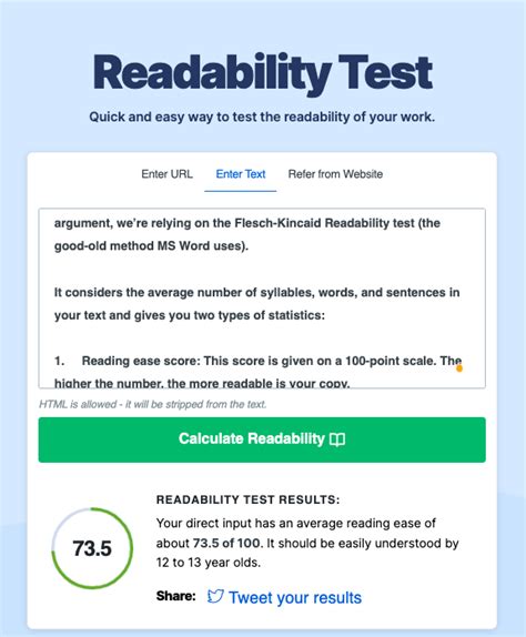 how to check readability