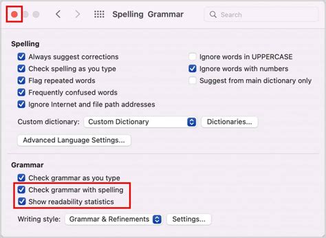 how to check readability in word mac