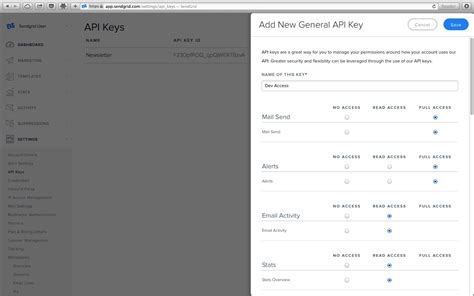 how to check sendgrid api key working or not