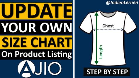 how to check size chart in ajio