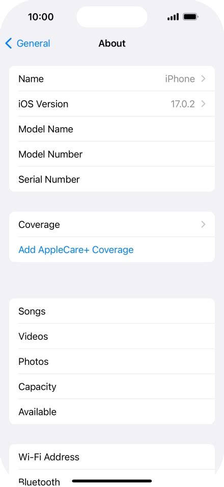 how to check software version on iphone 15