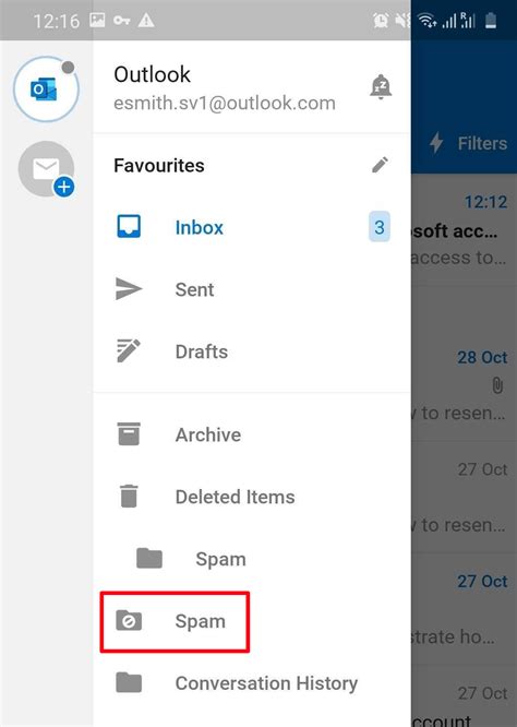 how to check spam folder in gmail