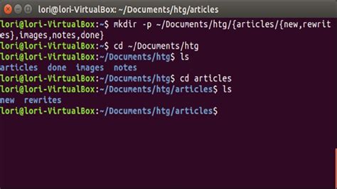 how to check subdirectories in linux