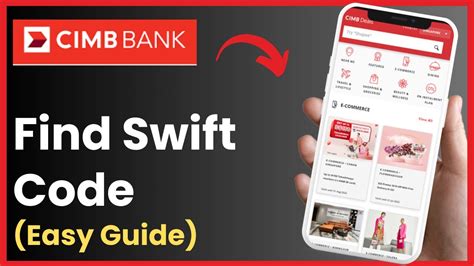 how to check swift code cimb online
