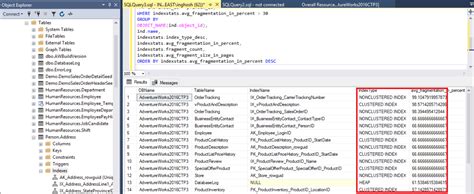 How To Check Table Fragmentation In Sql Server 2016