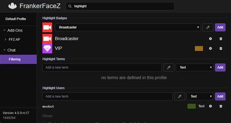 how to check user messages on twitch