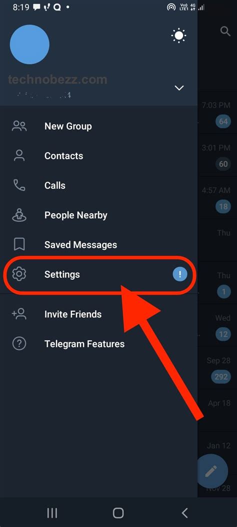 how to check user name in telegram