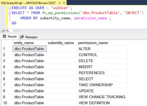 How To Check User Table In Sql Server