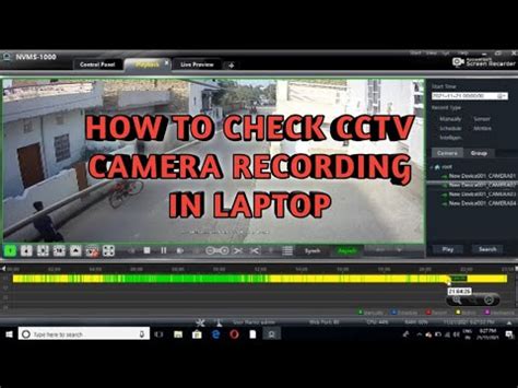 how to check video recording in cctv