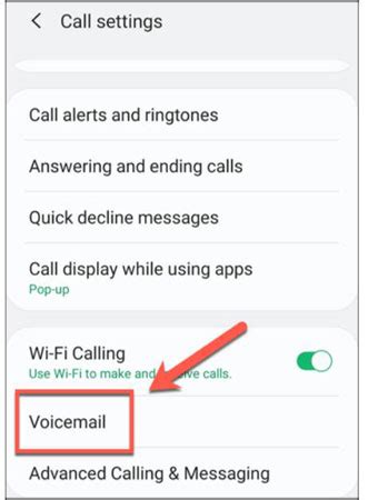 how to check voicemail from blocked numbers on android