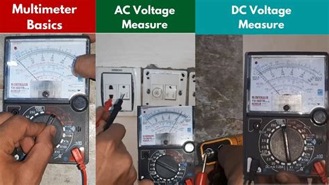 How To Check Voltage Using Analog Multimeter