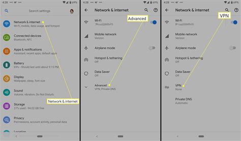 how to check vpn on android