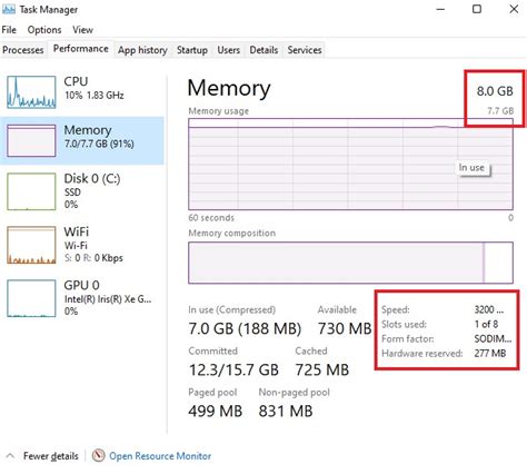 how to check what ddr ram you have windows 11