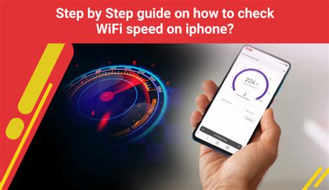how to check wifi speed in iphone