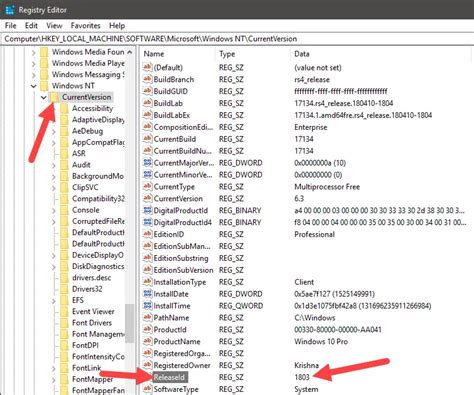 how to check windows 10 version number