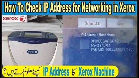 How To Check Xerox Printer Ip Address