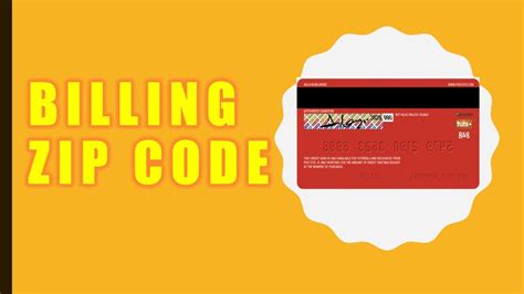 how to check your billing zip code