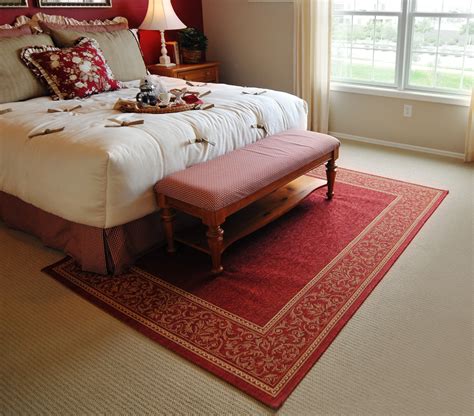 Layering Rugs Under Beds Centsational Style
