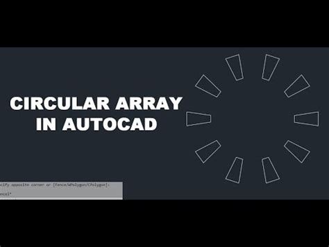 How To Circular Array In Autocad