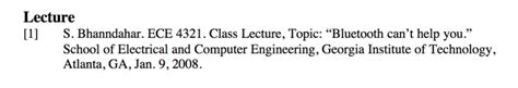 how to cite a lecture slide ieee