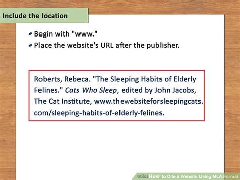 how to cite a website in text mla 9