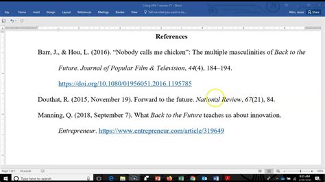 how to cite an article apa 7th edition reference page