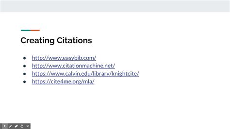 how to cite google slides mla