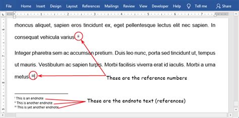 how to cite references in word using endnote
