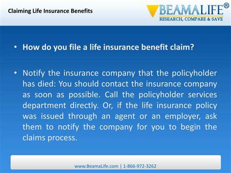 how to claim nblh life insurance benefits