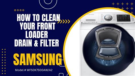 How To Clean A Front Loader Filter